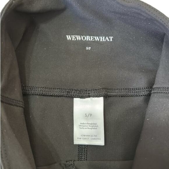 WeWoreWhat Lace Up Black Biker Short Women’s Size S NWT - Picture 5 of 9